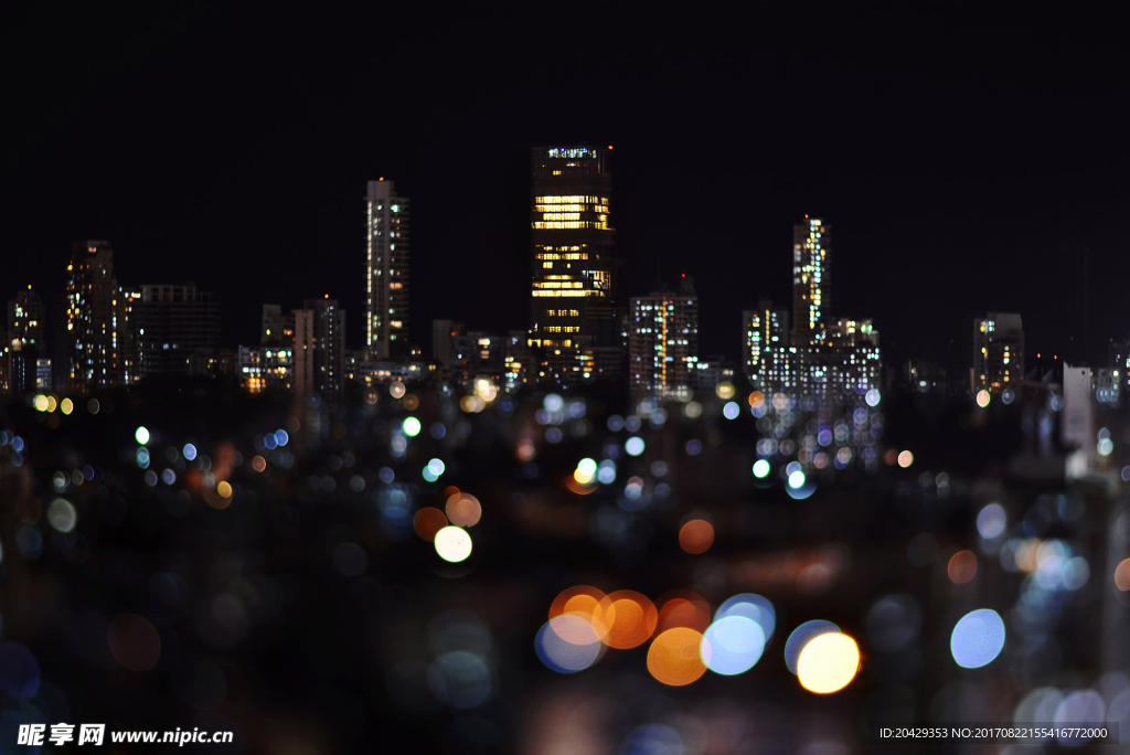 璀璨城市夜景