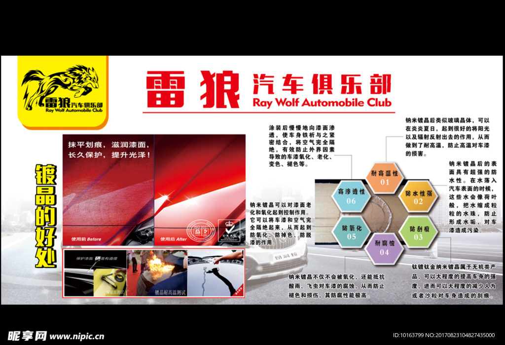 汽车俱乐部镀晶的好处