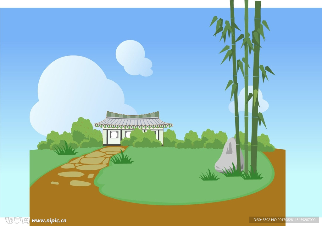 游戏二维野外场景素材