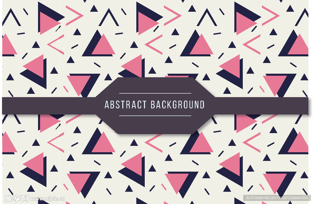 民族风孟菲斯花纹矢量图下载