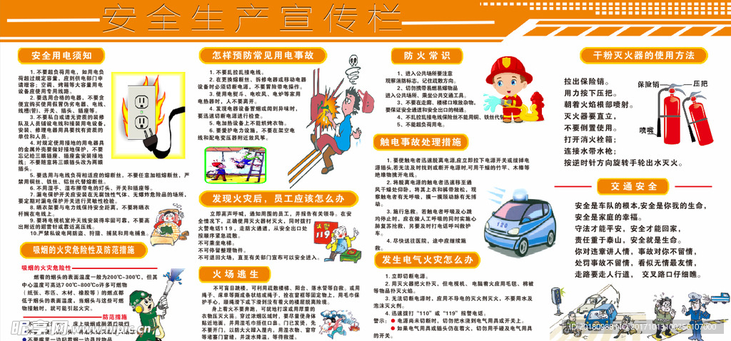 安全宣传展板