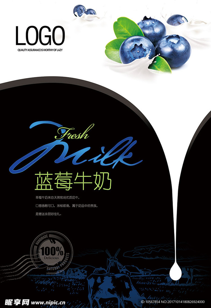 蓝莓海报 蓝莓包装