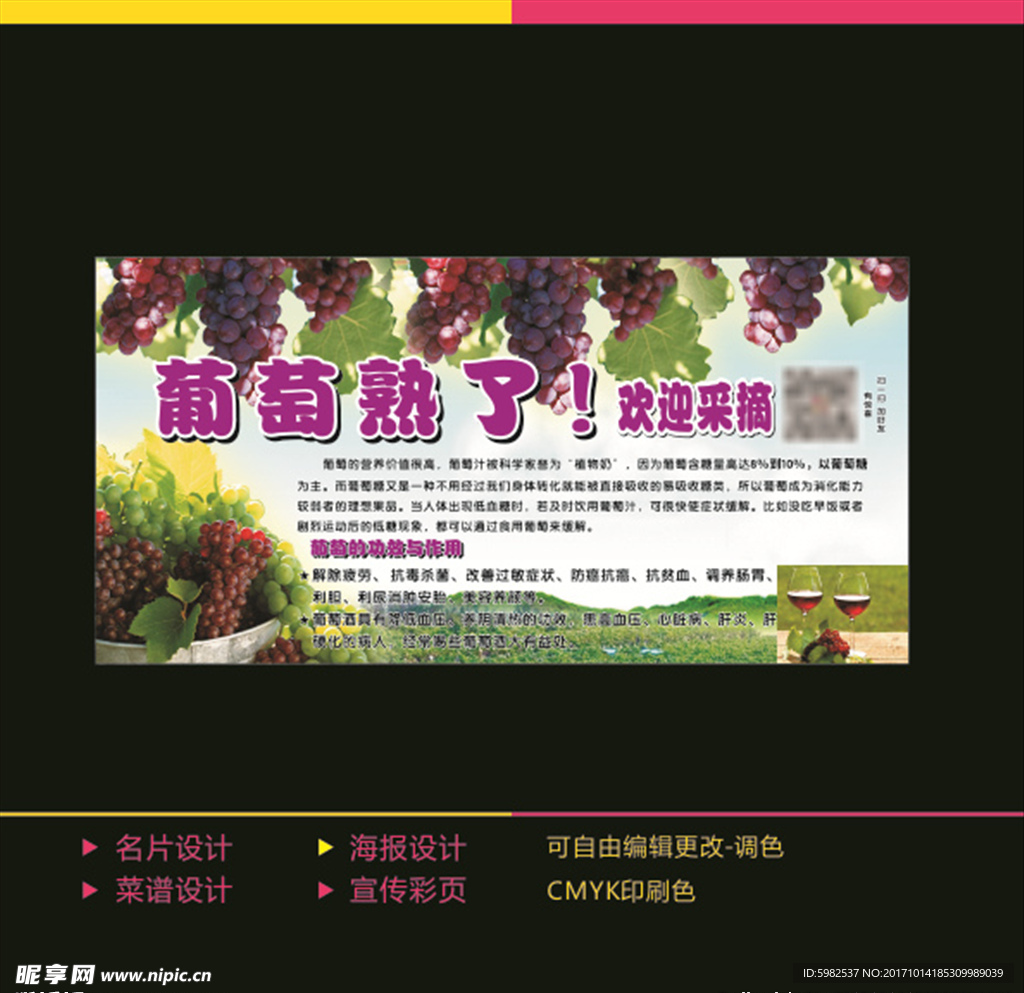 葡萄海报