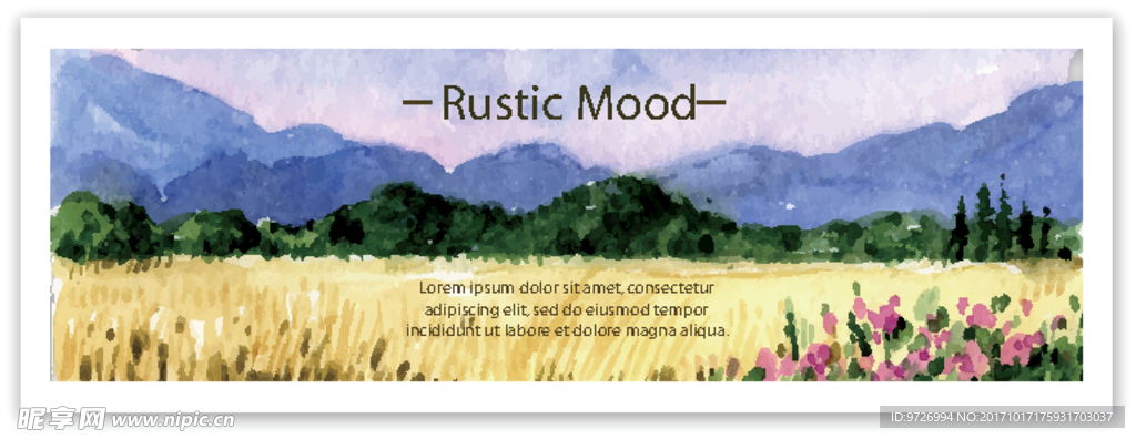 风景矢量图下载