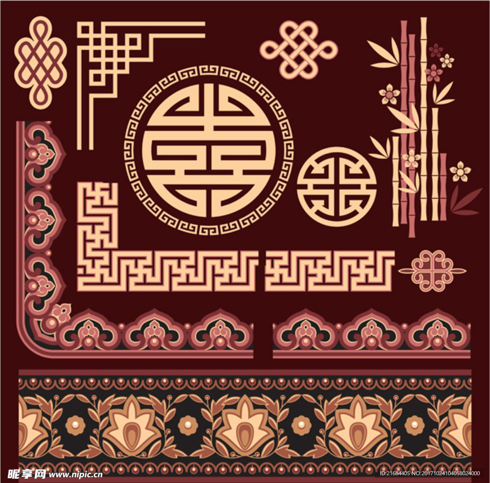 中国古典花纹边框Ⅱ