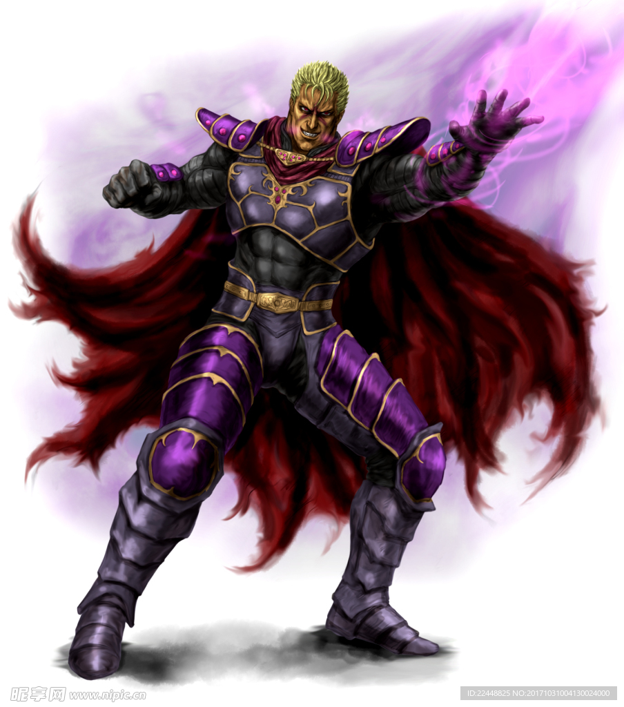 北斗神拳修罗国第一罗将加奥手绘