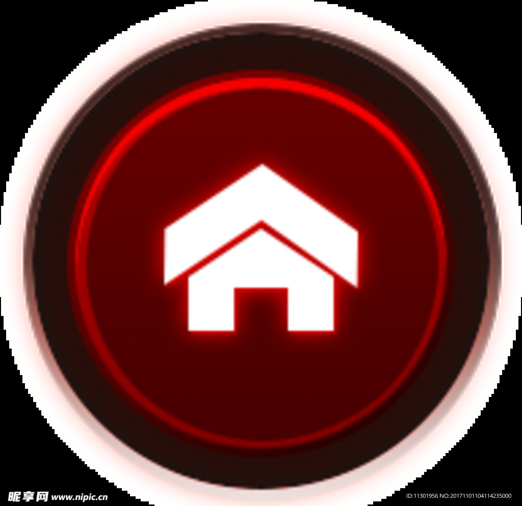 质感的主页按钮