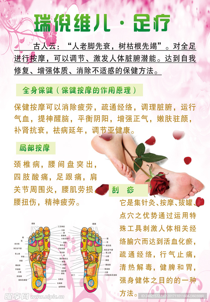 足疗海报