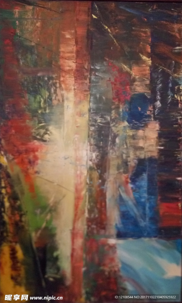 抽象派油画作品