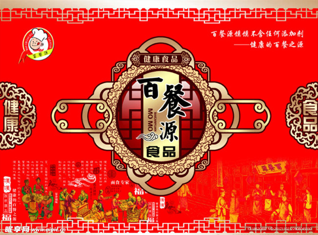 食品包装平面图