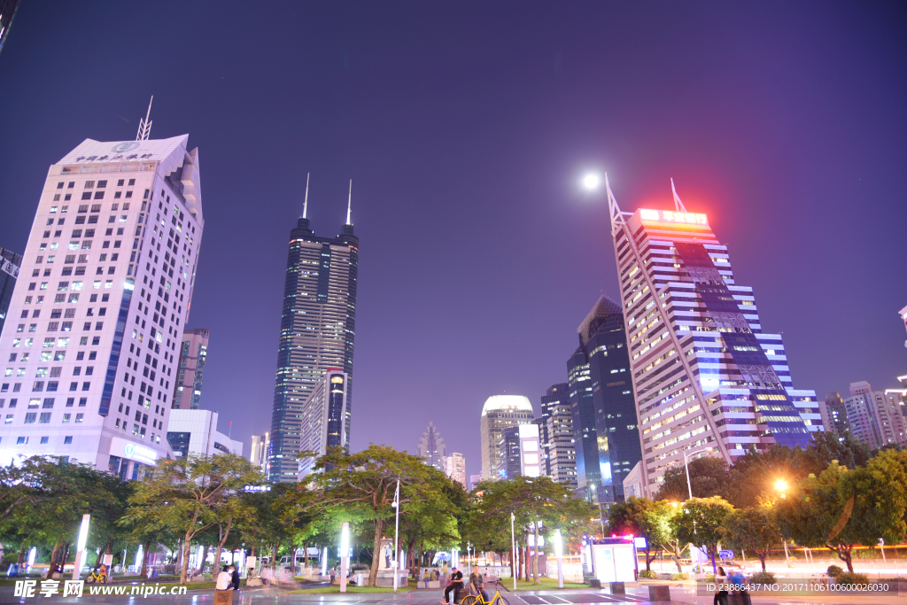 深圳夜景-地王大厦