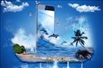 手机海报