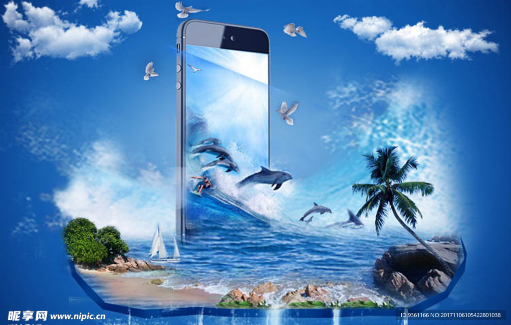 手机海报