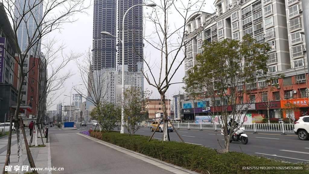 整洁干净的街道