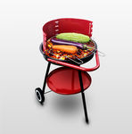 烧烤 烧烤架 烧烤材料 烧烤蔬