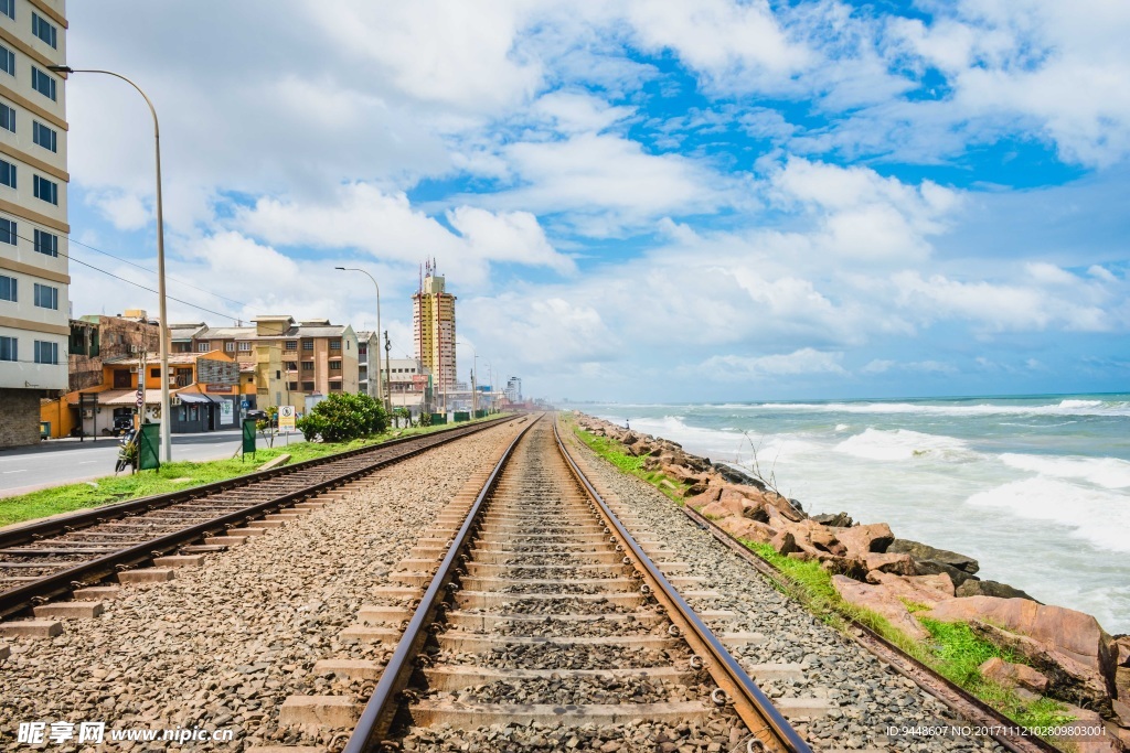 铁路铁轨风景图片