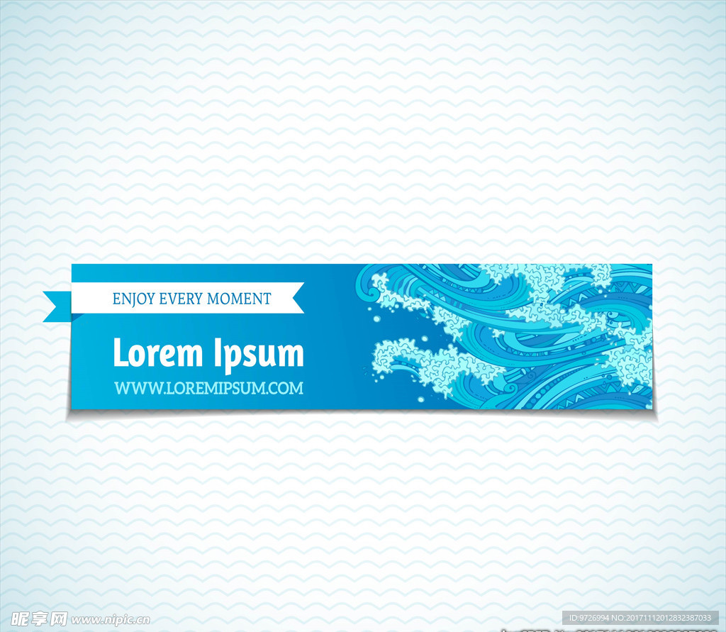 海洋元素海报设计素材