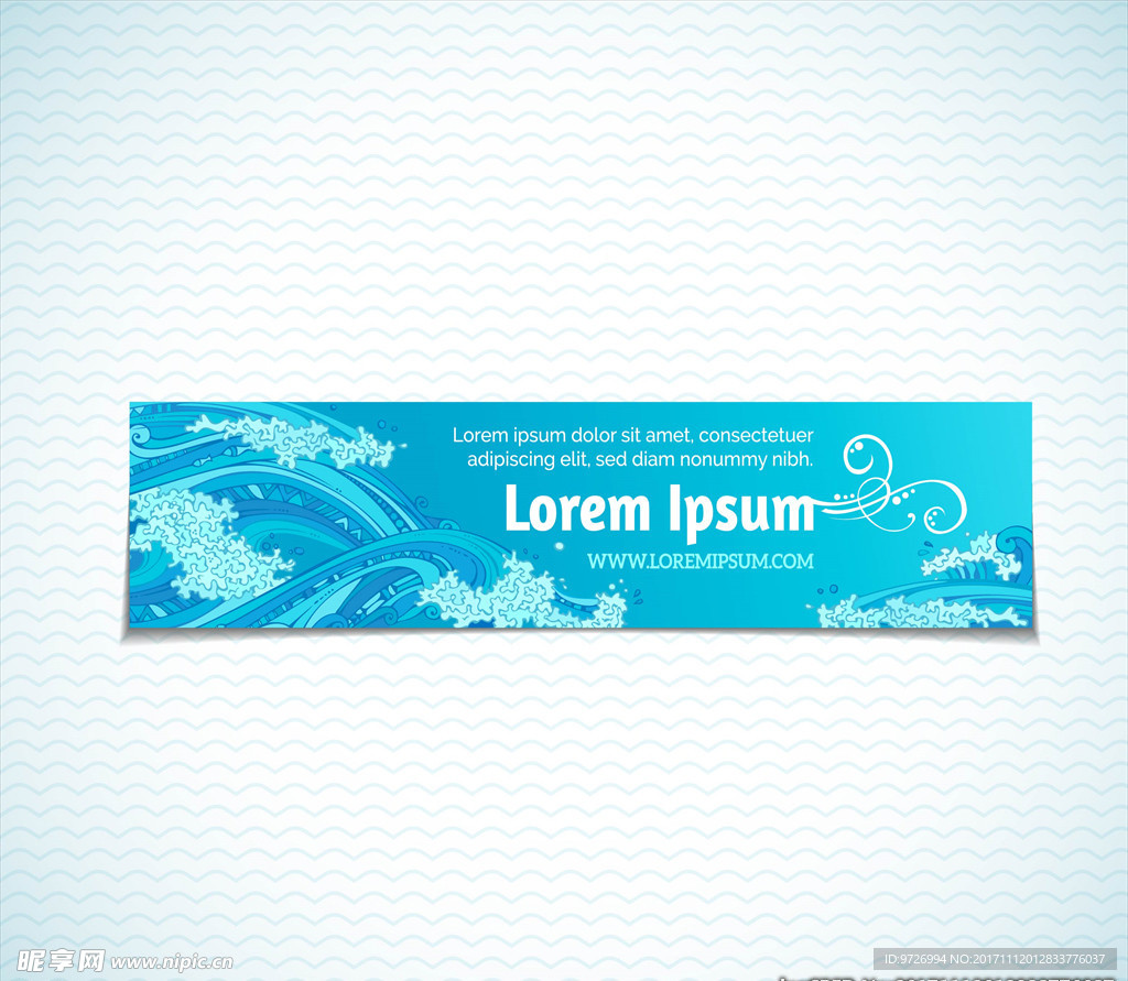 海洋元素海报设计素材