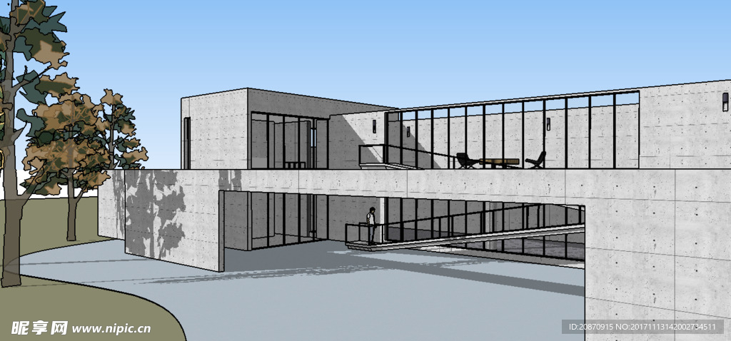 安藤忠雄 芝加哥住宅