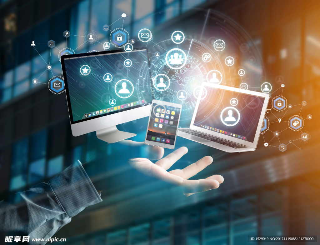 互联网商业网络概念