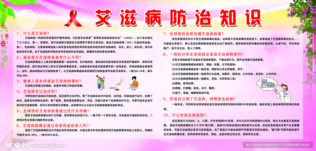 艾滋病防治知识