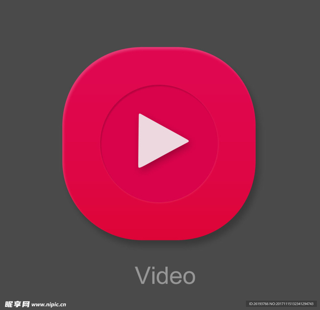 视频按钮 视频图标 播放按钮