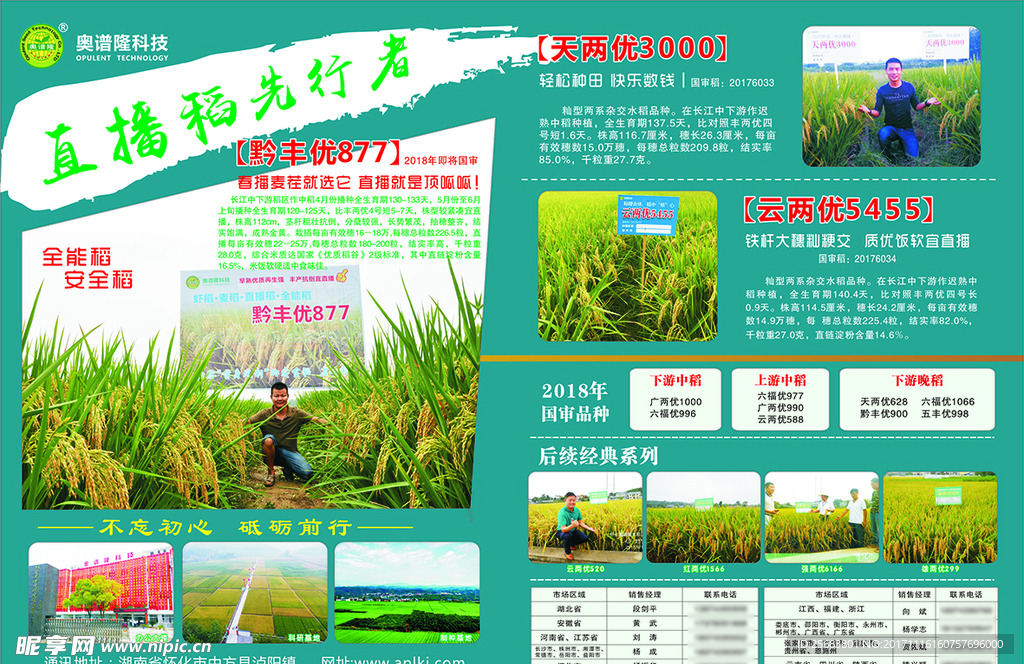 湖南奥谱隆公司种子快讯