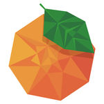 菱形橙子矢量图