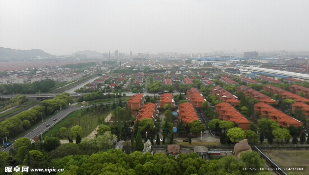 华西村的别墅群