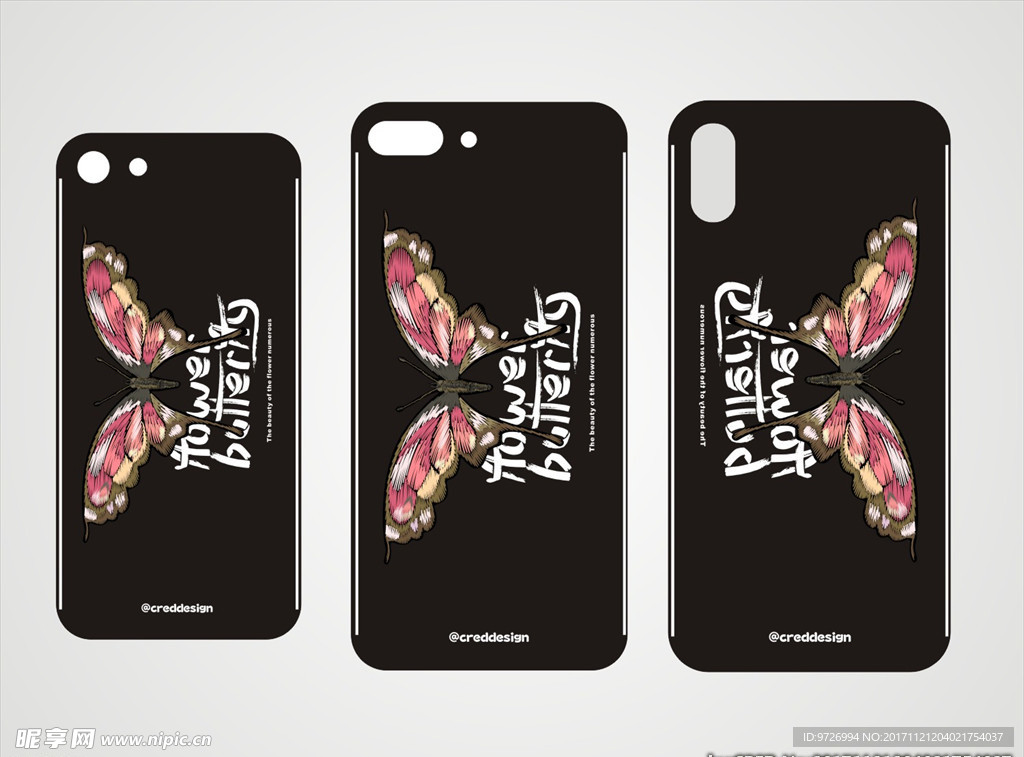 刺绣手机壳图案设计