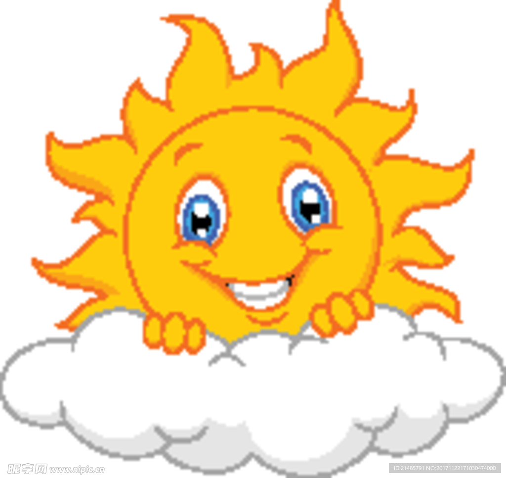 卡通太阳
