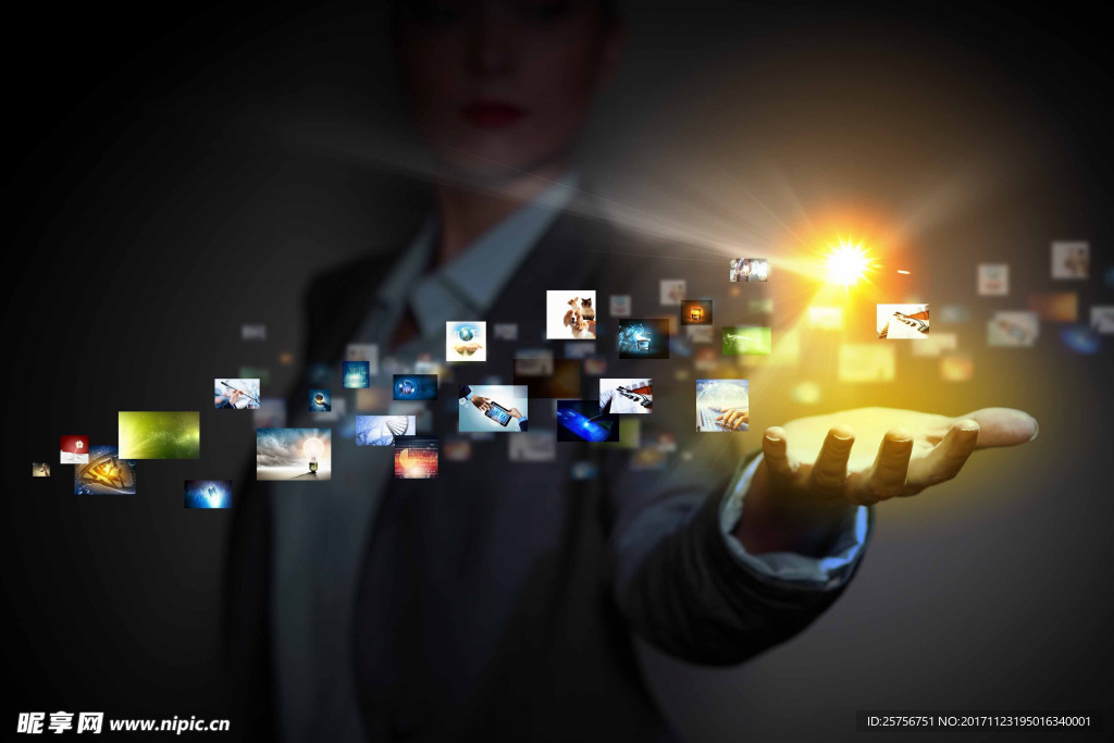 梦幻科技背景高科技图片