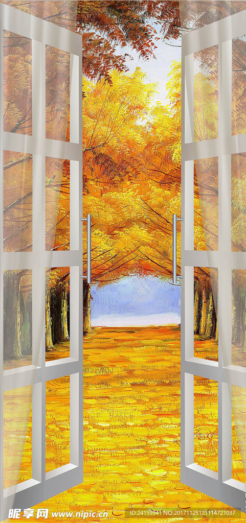 3d窗户黄金大道