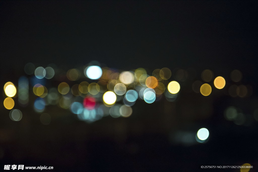 多彩霓虹灯光图片