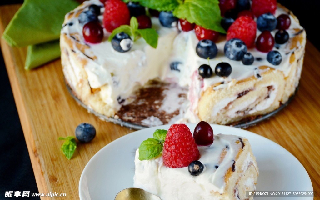 蛋糕 甜食 美食奶油