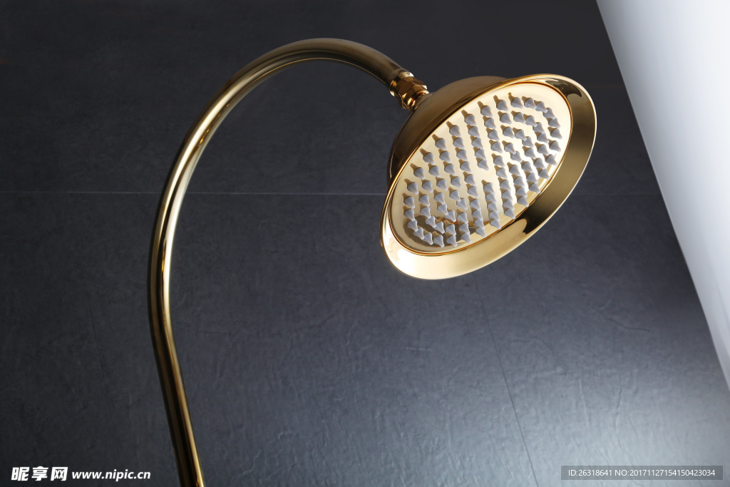 金色大淋浴花洒