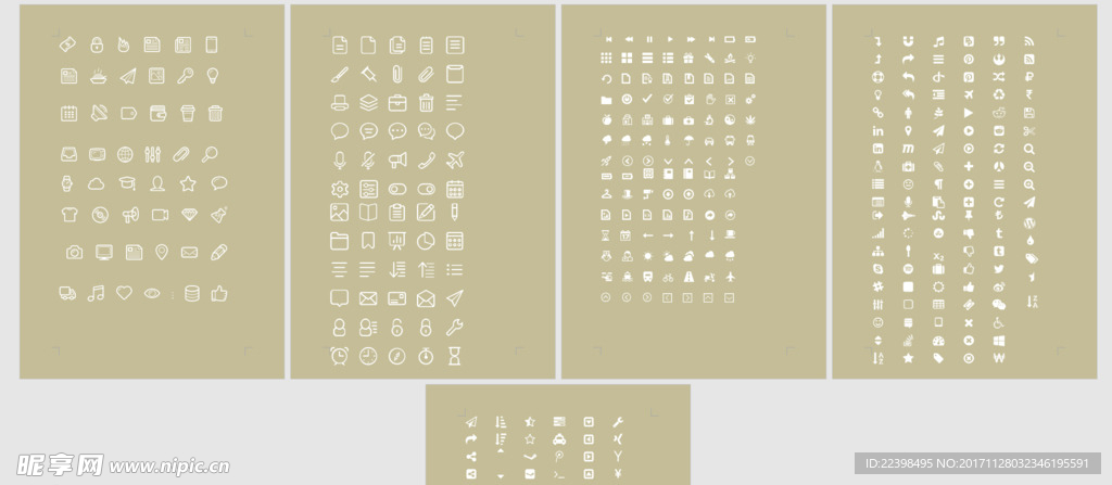 400多 个 精美实用图标