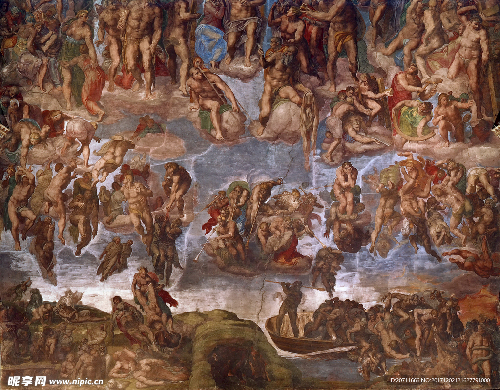 米开朗基罗油画作品