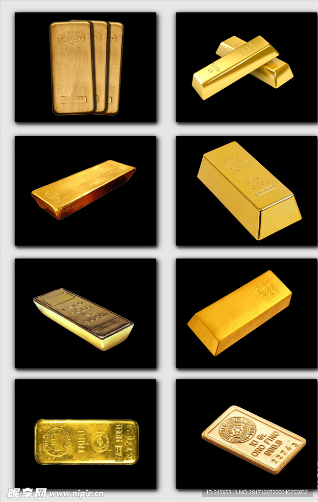 高清免抠黄金png素材