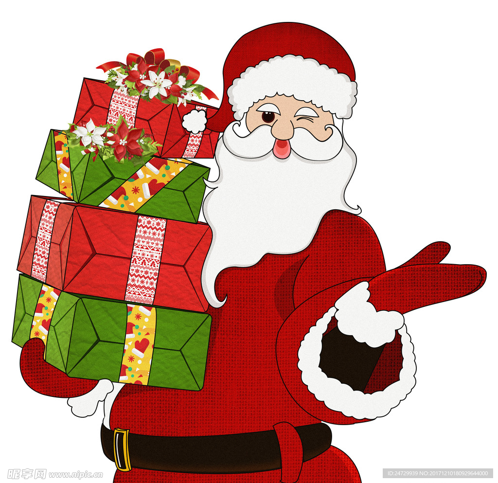 卡通圣诞老人