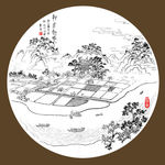 安居八景—圣水晚眺（高清）