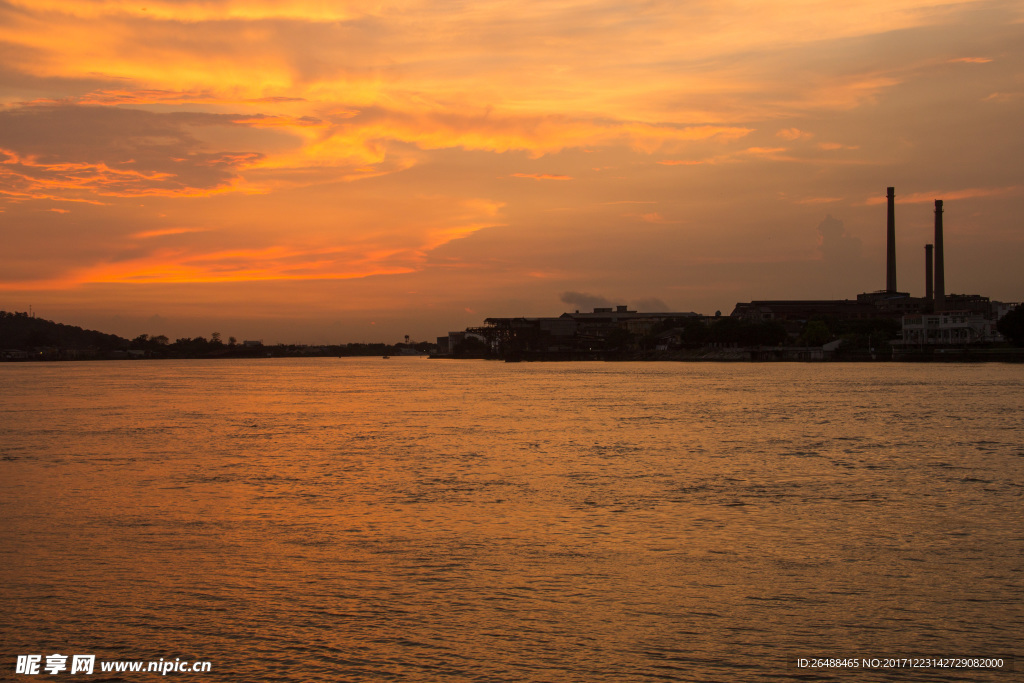 容桂德胜河风光
