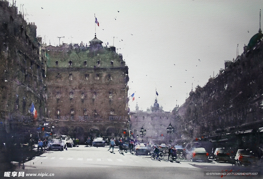 水彩 约瑟夫 Joseph