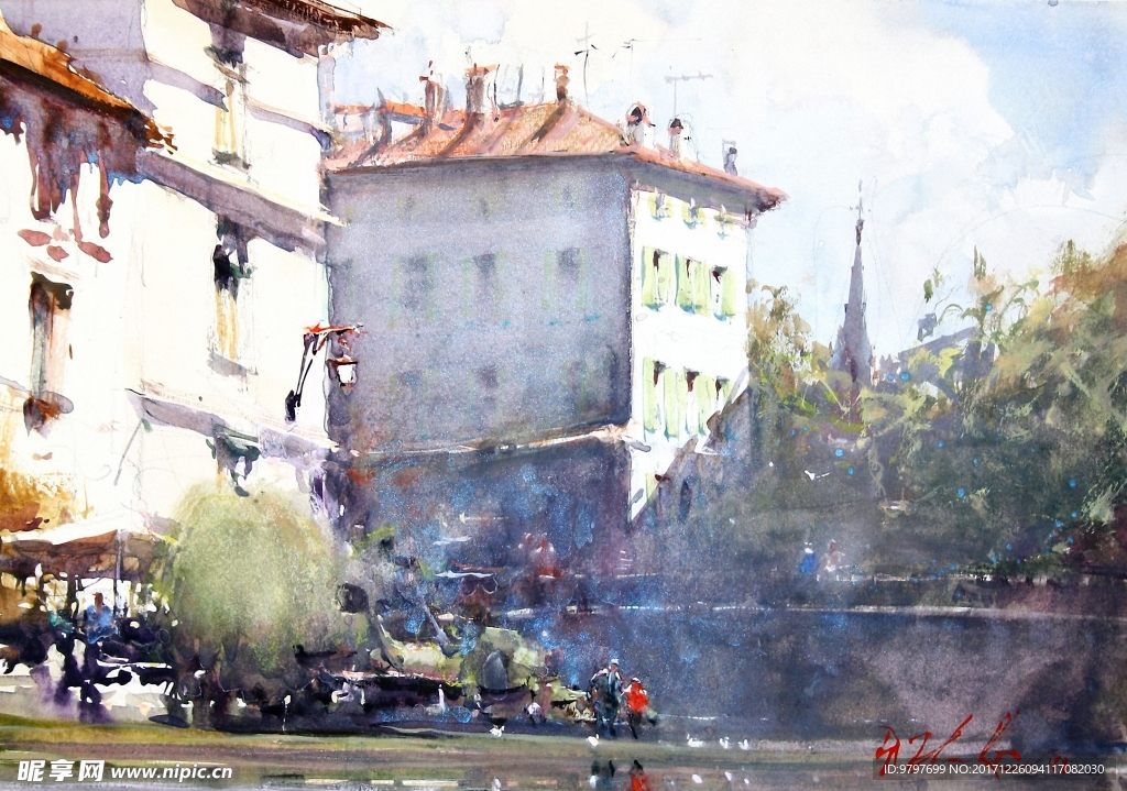 水彩 约瑟夫 Joseph