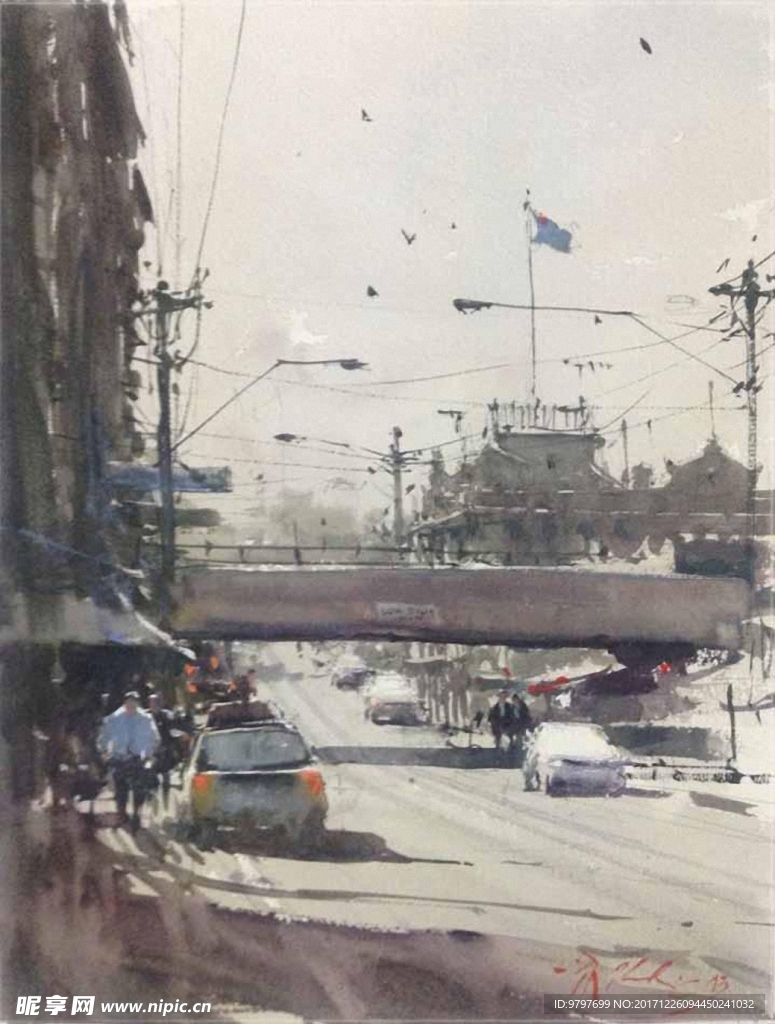 水彩 约瑟夫 Joseph