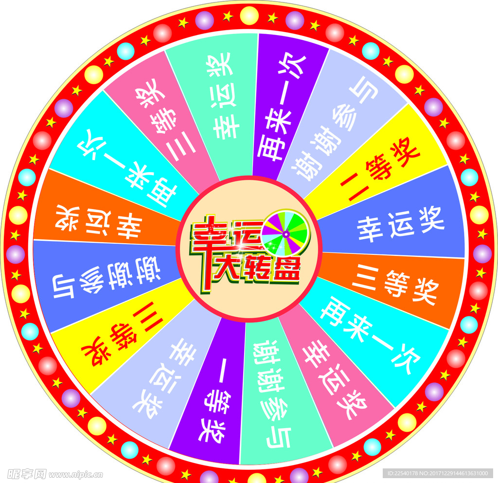 抽奖幸运大转盘
