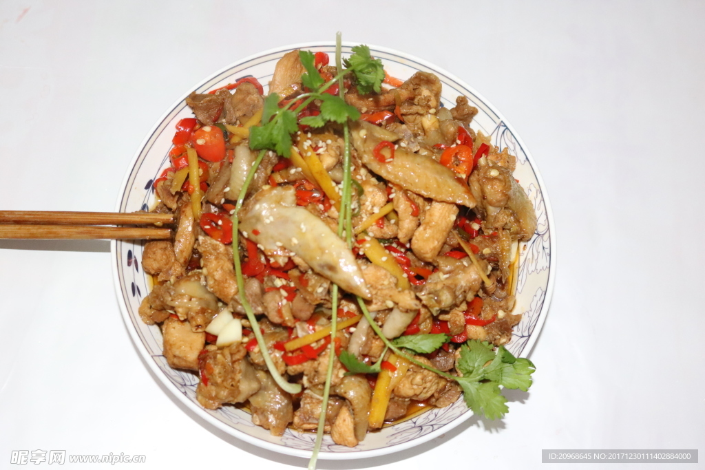 红烧土鸡高清素材