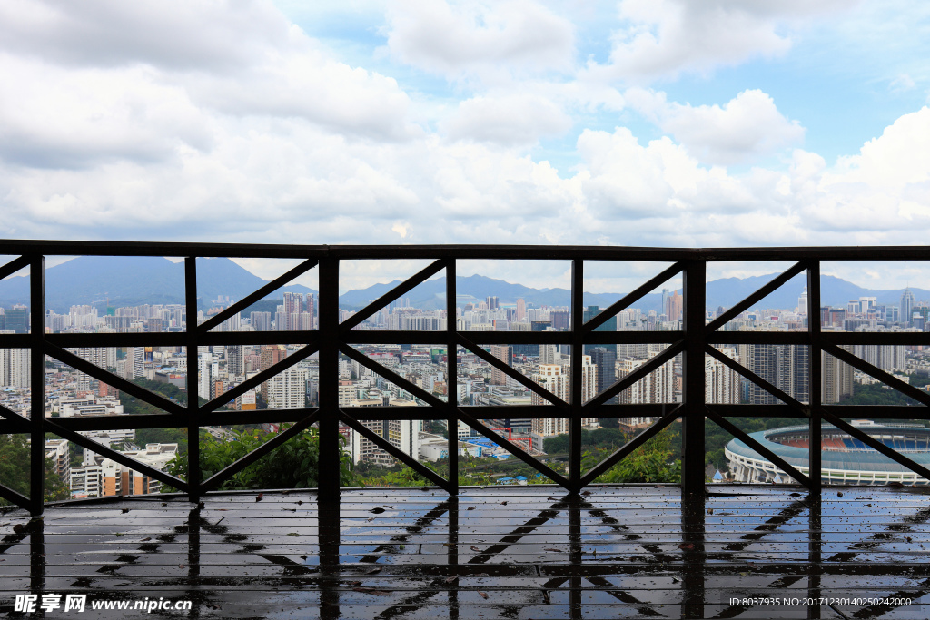 深圳笔架山公园山顶