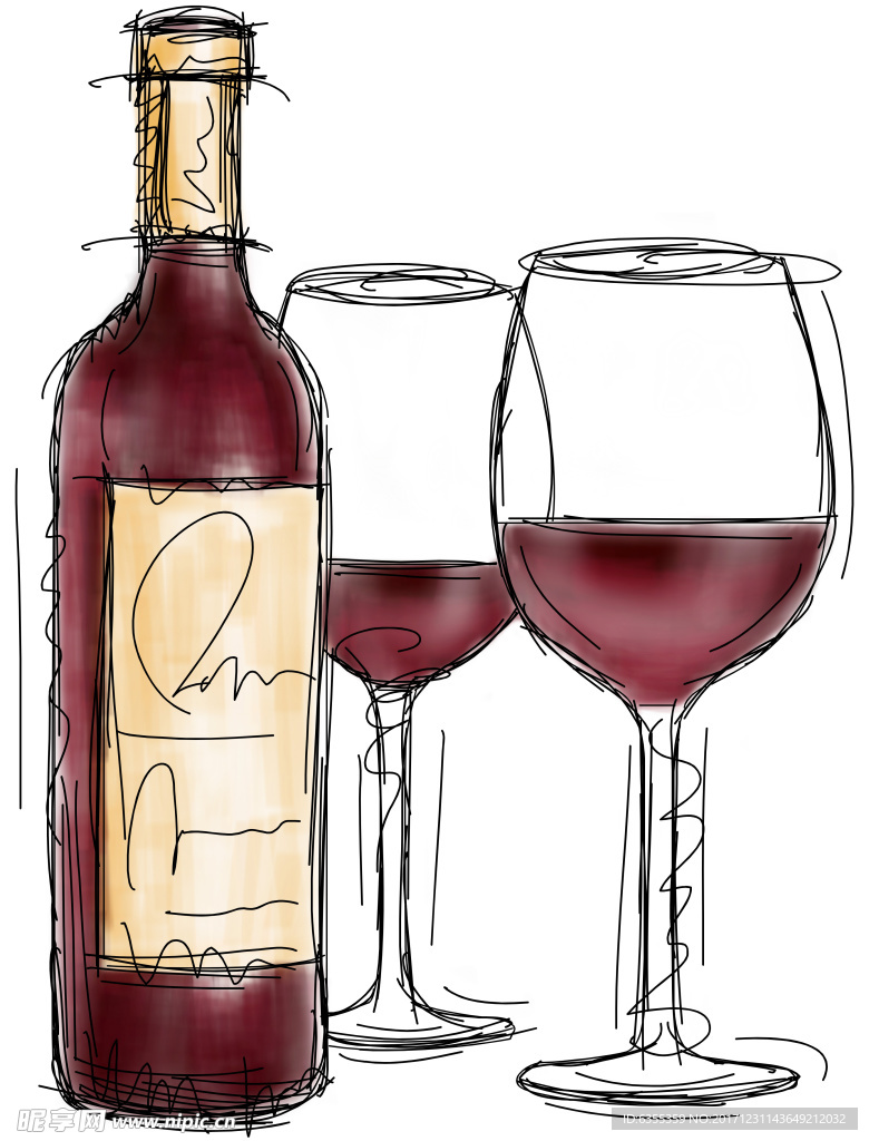 红葡萄酒特写  葡萄酒 红葡萄