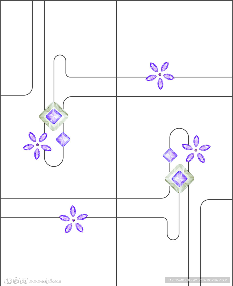 水晶装饰移门图片